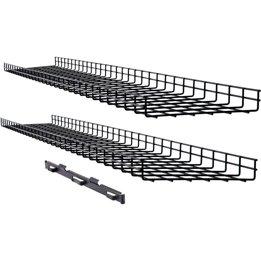 Eaton Tripp Lite Series Wire Mesh Cable Tray - 300 x 50 x 1500 mm (12 in. x 2 in. x 5 ft.), 2-Pack