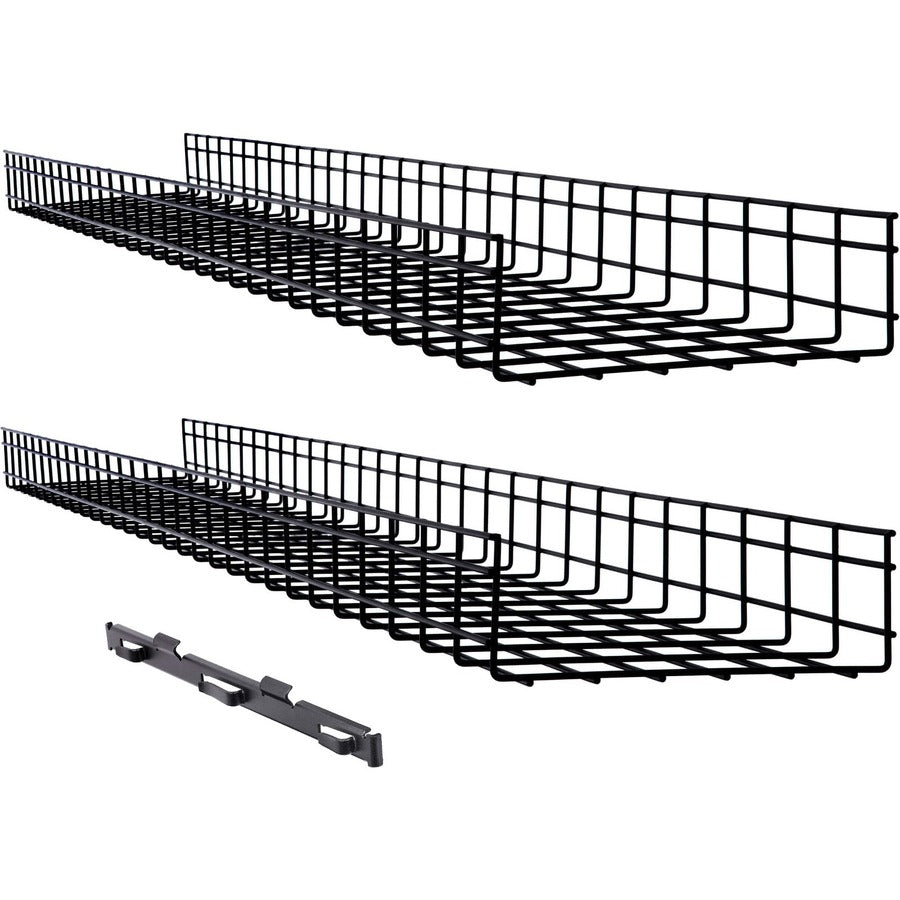 Eaton Tripp Lite Series Wire Mesh Cable Tray - 300 x 100 x 1500 mm (12 in. x 4 in. x 5 ft.), 2-Pack