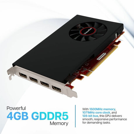VisionTek AMD Radeon RX 550 Graphic Card - 4 GB GDDR5 - Full-height