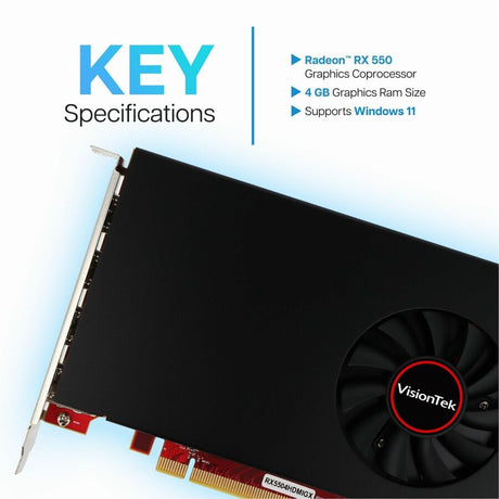 RADEON RX550 4M 4GB GDDR5