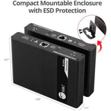SIIG HDMI 2.0 KVM Over Cat6 Extender with Loopout & S/PDIF