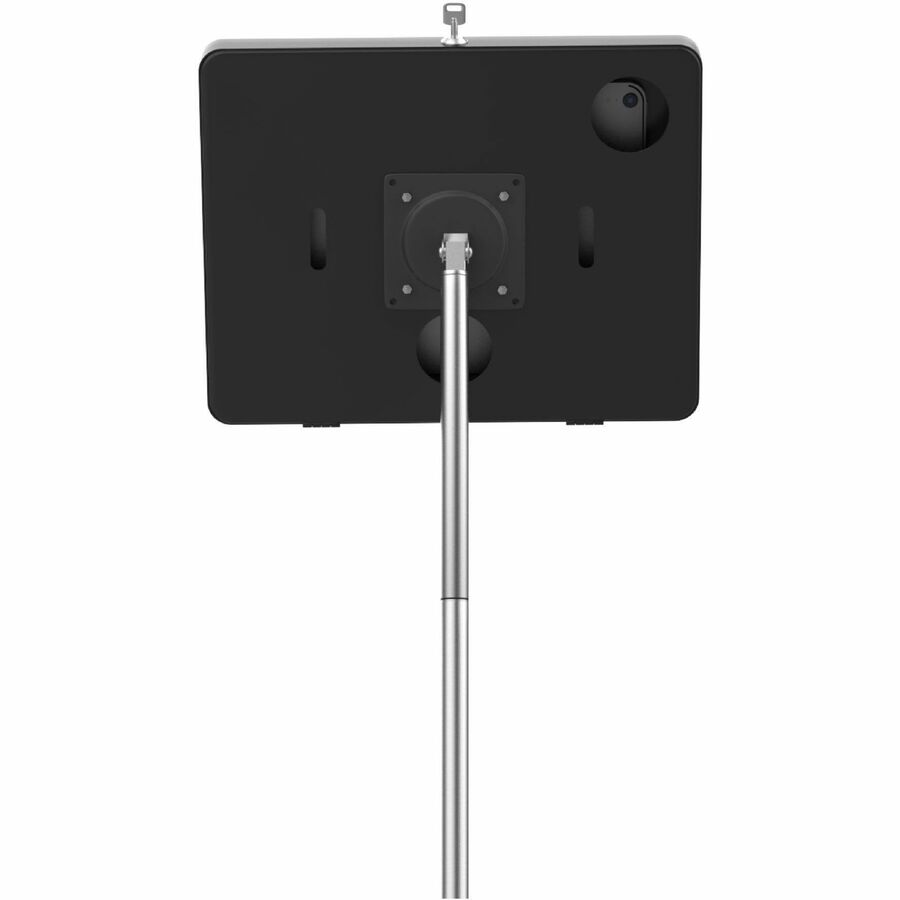 CTA Digital Compact Mobile Floor Stand with Universal Security Enclosure (Black)