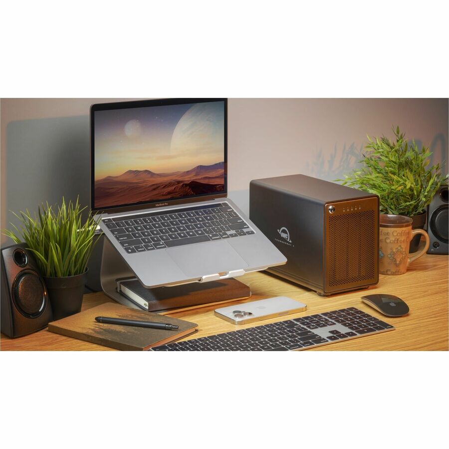 OWC 64TB ThunderBay 4 Thunderbolt (40Gb/s) Enterprise Drive RAID Storage Solution With SoftRAID