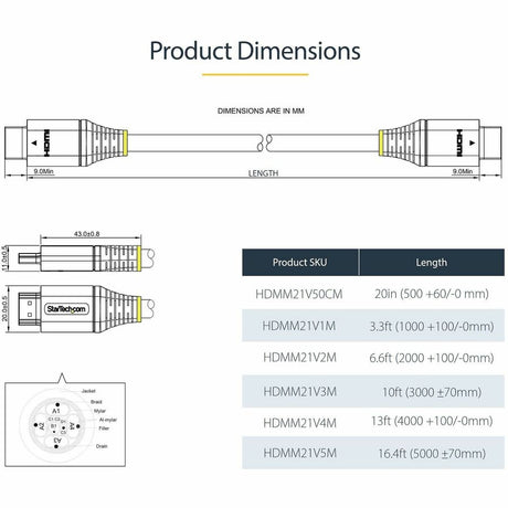 6FT HDMI 2.1 CABLE HDMI CABLE