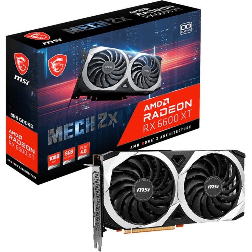 MSI AMD Radeon RX 6600 XT Graphic Card - 8 GB GDDR6