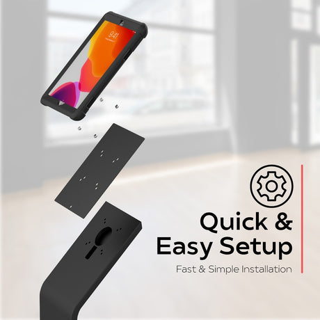 LOCKING FLOOR STAND KIOSK W/