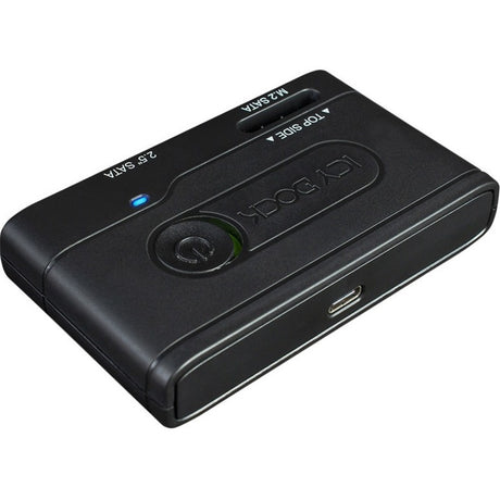 Icy Dock EZ-Adapter MB031U-1SMB Drive Enclosure SATA, M.2 - USB 3.2 (Gen 1) Type C Host Interface External - Black