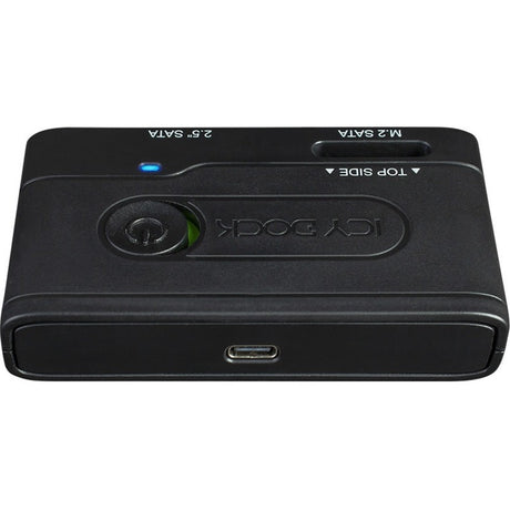 Icy Dock EZ-Adapter MB031U-1SMB Drive Enclosure SATA, M.2 - USB 3.2 (Gen 1) Type C Host Interface External - Black