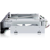 Icy Dock TurboSwap MB171SP-1B Drive Bay Adapter for 5.25" SATA, Serial Attached SCSI (SAS) - SATA Host Interface External - Black