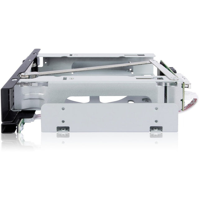 Icy Dock TurboSwap MB171SP-1B Drive Bay Adapter for 5.25" SATA, Serial Attached SCSI (SAS) - SATA Host Interface External - Black