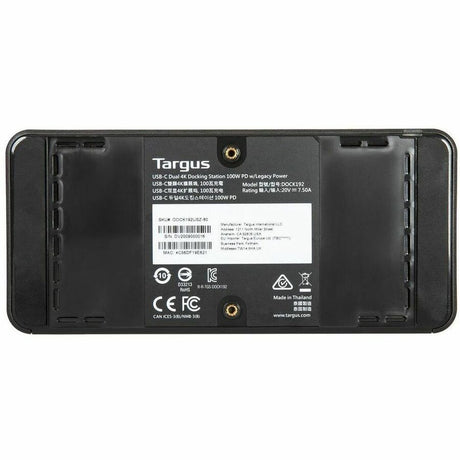 Targus USB-C Universal DV4K Docking Station with 100W Power Delivery
