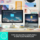 Logitech MX Keys Mini Wireless Illuminated Keyboard for Business, Compact, Logi Bolt Technology, Graphite