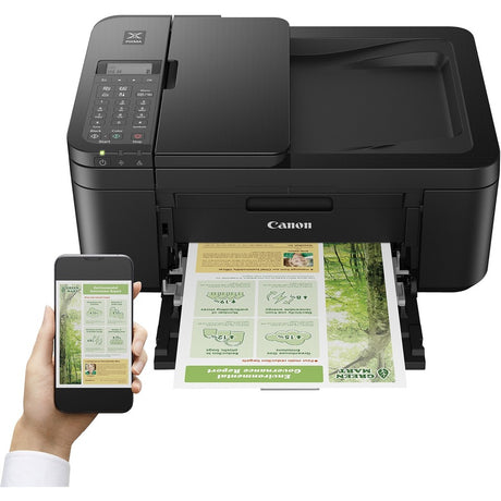 Canon PIXMA TR4720 Inkjet Multifunction Printer-Color-Black-Copier/Fax/Scanner-4800x1200 dpi Print-Automatic Duplex Print-100 sheets Input-Color Flatbed Scanner-1200 dpi Optical Scan-Color Fax-Wireless LAN