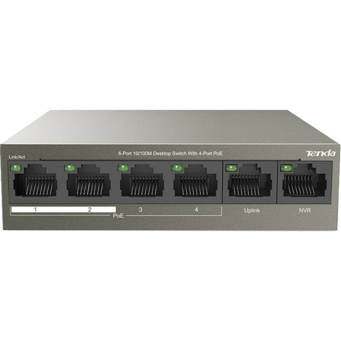 6-PORT 10/100 SWITCH 4-PORT POE