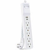 CyberPower P504UC Home Office 5 - Outlet Surge Protector with 500 J Surge Suppression