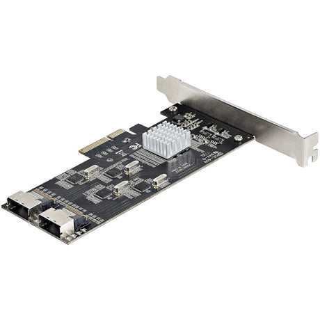 StarTech.com 8 Port SATA PCIe Card, PCI Express 6Gbps SATA Expansion Card with 4 Controllers, PCI-e x4 Gen 2 to SATA III Adapter Card