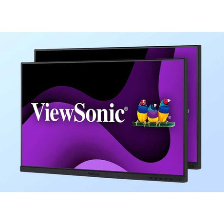 ViewSonic VG2455_56A_H2 24 Inch Dual Pack Head-Only 1080p IPS Monitors with USB C 3.2 with 90W Power Delivery, Docking Built-In, HDMI, VGA for Home and Office