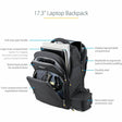 StarTech.com 17.3" Laptop Backpack w/ Removable Accessory Case, Professional IT Tech Backpack for Work/Travel/Commute, Nylon Computer Bag