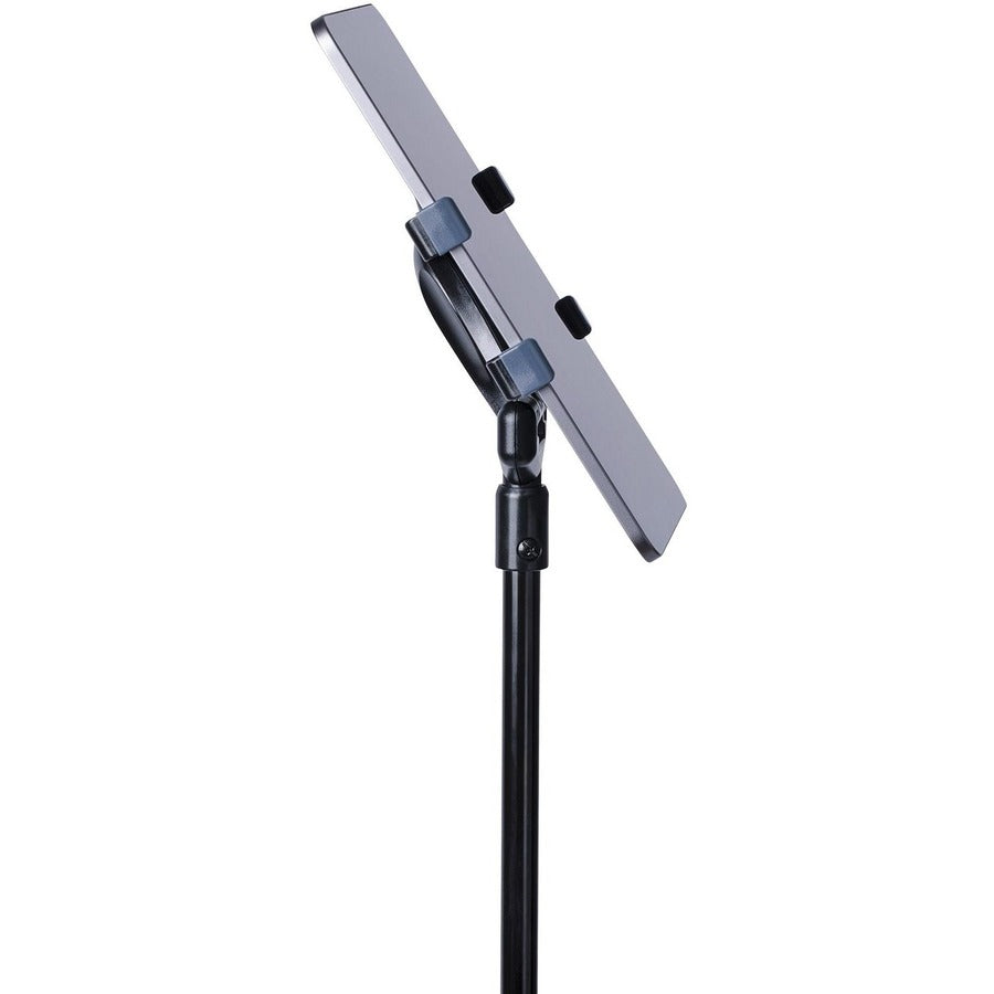 StarTech.com Mobile Tablet Stand with wheels, Height Adjustable Cart, Universal Rolling Tablet Stand for 7 - 11in w/ Detachable Holder, TAA