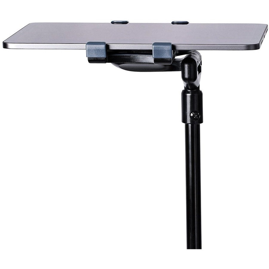 StarTech.com Mobile Tablet Stand with wheels, Height Adjustable Cart, Universal Rolling Tablet Stand for 7 - 11in w/ Detachable Holder, TAA