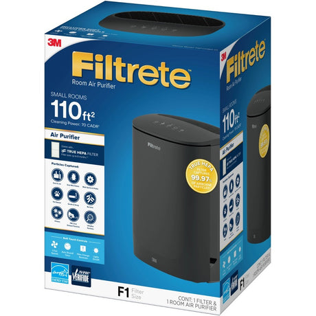 Filtrete Room Air Purifier - Small Room - FAP-C01BA-G1, 110 Sq Ft