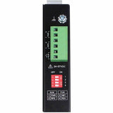 Eaton Tripp Lite Series Industrial Gigabit Ethernet PoE injector, 90W PoE++, 802.3bt, Midspan, -40? to +75?, IP30 housing, Dual 24-57VDC , DIN rail, 1 Port, TAA