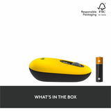 Logitech POP Mouse, Wireless Mouse with Customizable Emojis, SilentTouch Technology, Precision/Speed Scroll, Blast