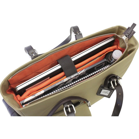 Francine Collection Slim Liberator Carrying Case (Tote) for 14" to 14.1" Notebook - Tan