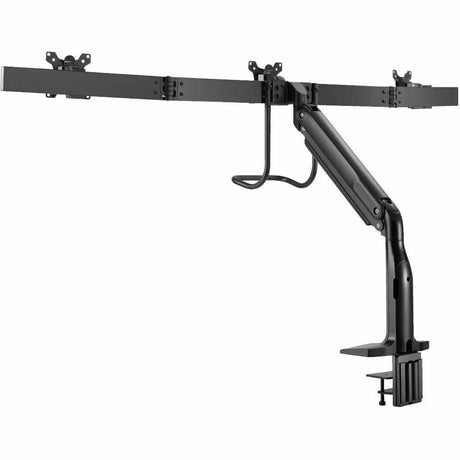 Eaton Tripp Lite Series Safe-IT Precision-Placement Triple-Display Desk Clamp/Grommet with premium gas spring arm and Antimicrobial Tape for 17" to 32" Displays