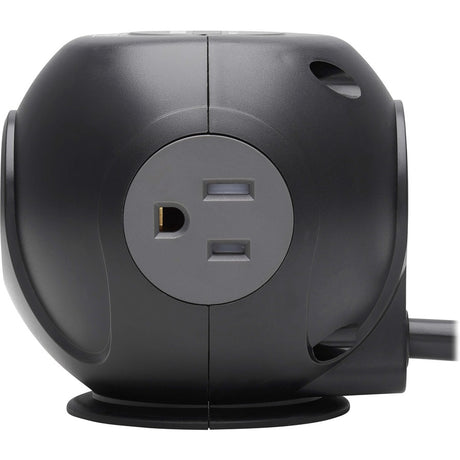 Eaton Tripp Lite Series Safe-IT 3-Outlet Spherical Surge Protector, 5-15R Outlets, 4 USB Charging Ports, 8 ft. (2.4 m) Cord, Antimicrobial Protection