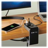 Eaton Tripp Lite Series Safe-IT 6-Outlet Clamp Surge Protector, 5-15R Outlets, 3 USB Charging Ports, 8 ft. (2.4 m) Cord, Antimicrobial Protection