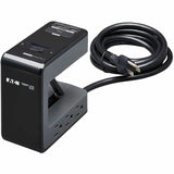 Eaton Tripp Lite Series Safe-IT 6-Outlet Clamp Surge Protector, 5-15R Outlets, 3 USB Charging Ports, 8 ft. (2.4 m) Cord, Antimicrobial Protection