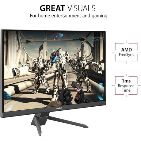 ViewSonic VX2767-MHD 27 Inch 1080p Gaming Monitor with 100Hz, 1ms, Ultra-Thin Bezels, FreeSync, Eye Care, HDMI, VGA, and DP