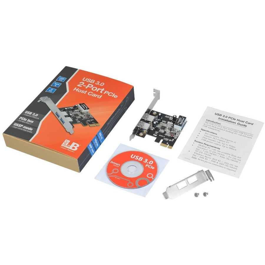 USB 3.0 2 PORT EXT PCIE CARD