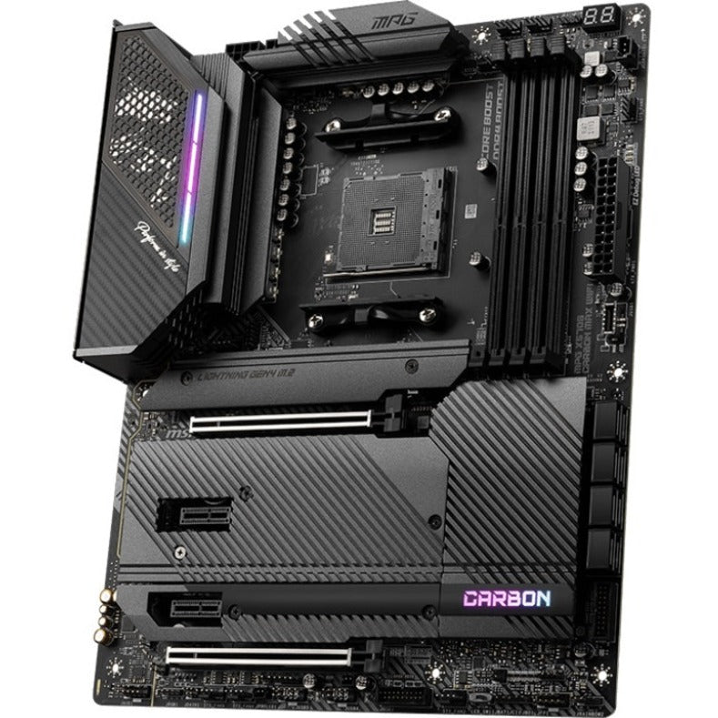 MSI MPG X570S CARBON MAX WIFI Desktop Motherboard - AMD X570 Chipset - Socket AM4 - ATX