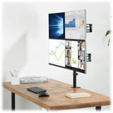 Eaton Tripp Lite Series Quad-Monitor Flex-Arm Desktop Clamp for 13" to 27" Displays