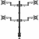 Eaton Tripp Lite Series Quad-Monitor Flex-Arm Desktop Clamp for 13" to 27" Displays