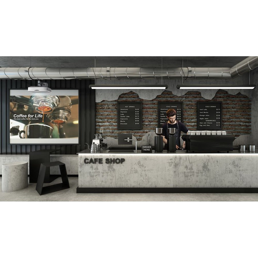 Optoma ZU500USTe 3D Ultra Short Throw DLP Projector - 16:10 - Wall Mountable, Ceiling Mountable