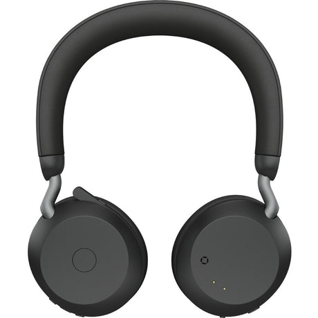 Jabra Evolve2 75 Wireless On-ear Stereo Headset - USB-C - Unified Communication - Black - Binaural - Ear-cup - 3000 cm - Bluetooth - 20 Hz to 20 kHz - MEMS Technology Microphone - Noise Cancelling