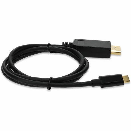 AddOn 6ft USB 3.1 (C) Male to DisplayPort Male Black Cable