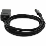 AddOn 6ft USB 3.1 (C) Male to DisplayPort Male Black Cable