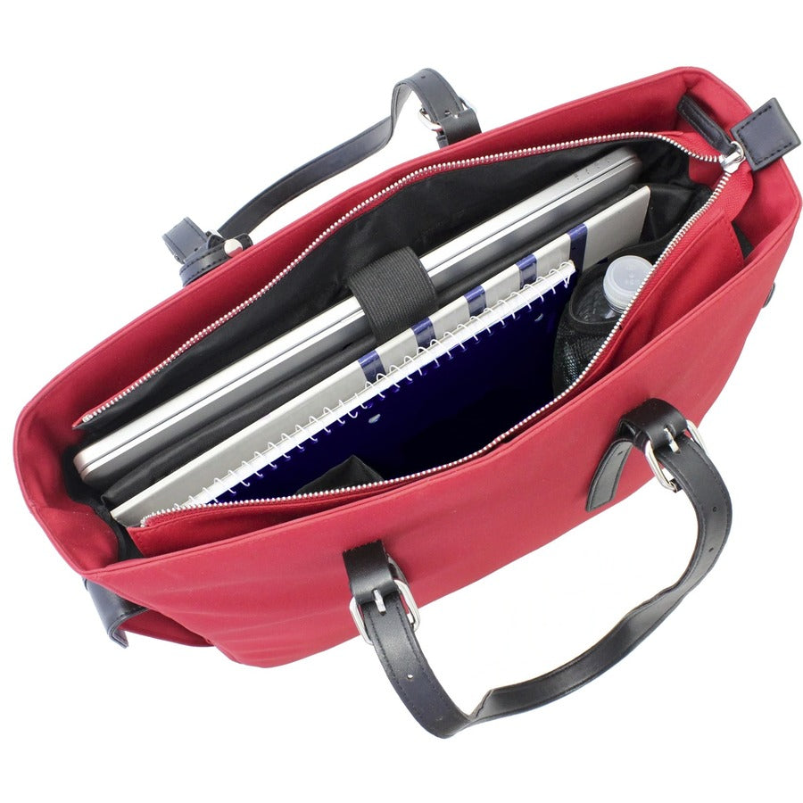 Francine Collection Slim Liberator Carrying Case (Tote) for 14" to 14.1" Notebook - Red
