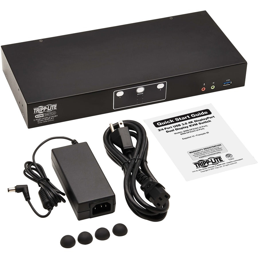 DISPLAYPORT KVM SWITCH 2 PORT