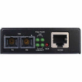 Eaton Tripp Lite Series Hardened Copper to Fiber Media Converter - 10/100 Mbps, RJ45/SC Multimode, -10&deg; to 60&deg;C, 2 km (1.2 mi.), TAA