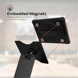 CTA Digital Magnetic Splash-Proof Case with Metal Mounting Plates and Table Stand for iPad 7th/ 8th/ 9th Gen 10.2&acirc;&euro;, iPad Pro 10.5&acirc;&euro;