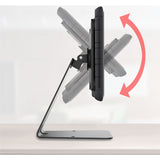 CTA Digital Magnetic Splash-Proof Case with Metal Mounting Plates and Table Stand for iPad 7th/ 8th/ 9th Gen 10.2&acirc;&euro;, iPad Pro 10.5&acirc;&euro;