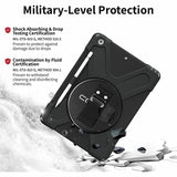 CODi Rugged Carrying Case for 10.2" Apple iPad (Gen 7, 8, 9) Tablet - Black