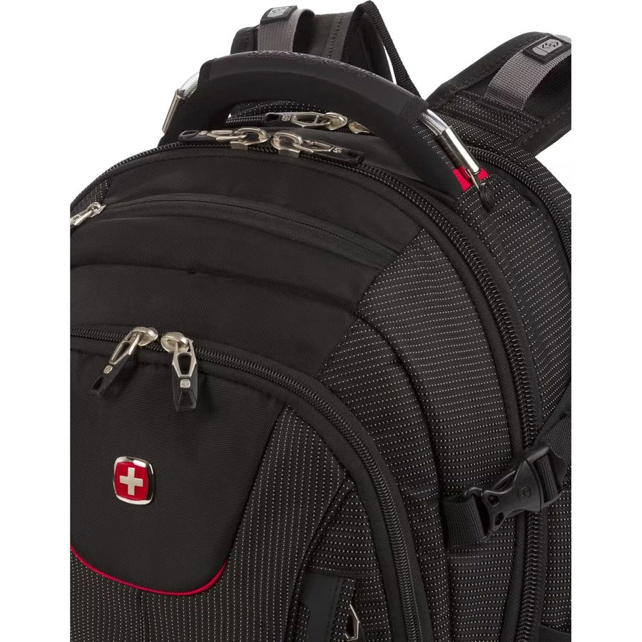 SwissGear ScanSmart 5358201421 Carrying Case (Backpack) for 16" Notebook - Black/Red