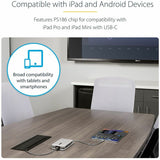 StarTech.com USB C Multiport Adapter, USB C to 4K 60Hz HDMI 2.0, 2-Port 10Gbps USB Hub, 100W Power Delivery Pass-through, GbE, SD/MicroSD