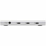 Eaton Tripp Lite Series 4-Port Thunderbolt 4 Hub - 8K, 2x 4K 60 Hz, USB 3.2 Gen 2, USB-A Port, 100W Charging, Gray